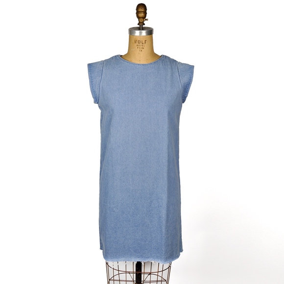 denim sheath dress